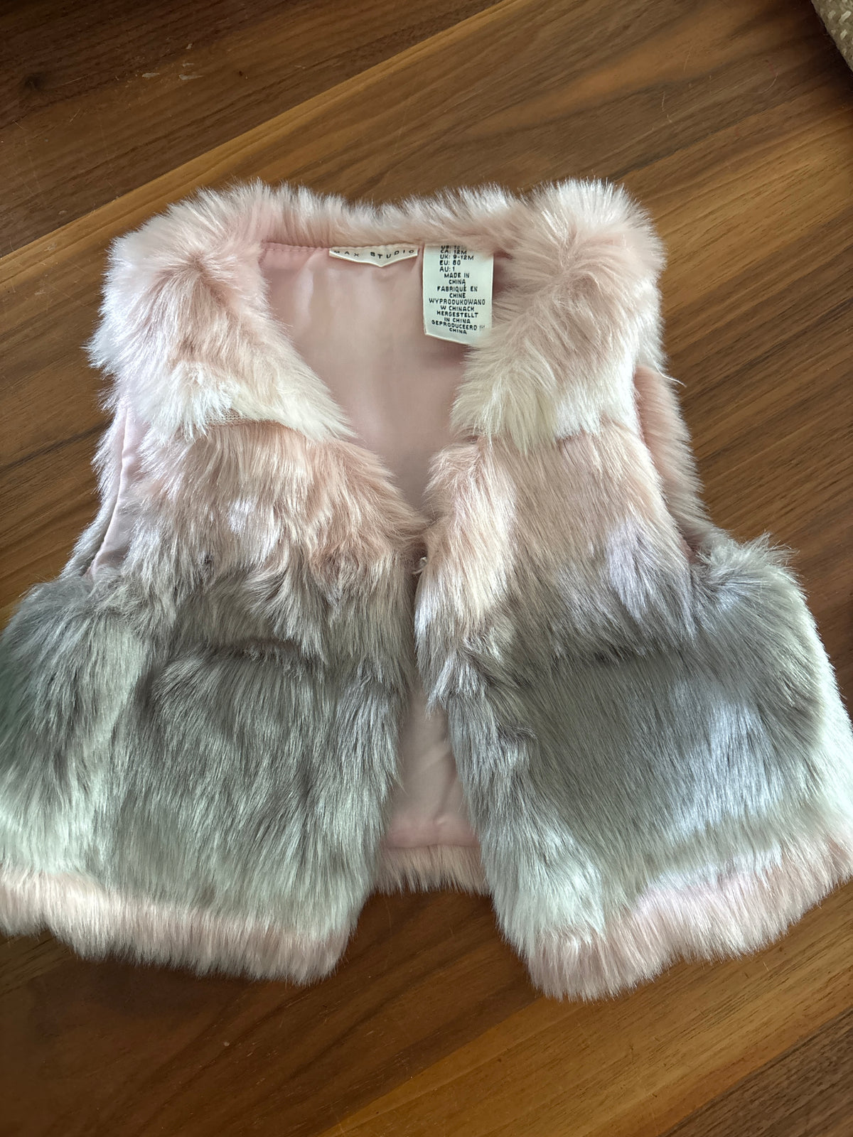 Veste sans manches 12 mois