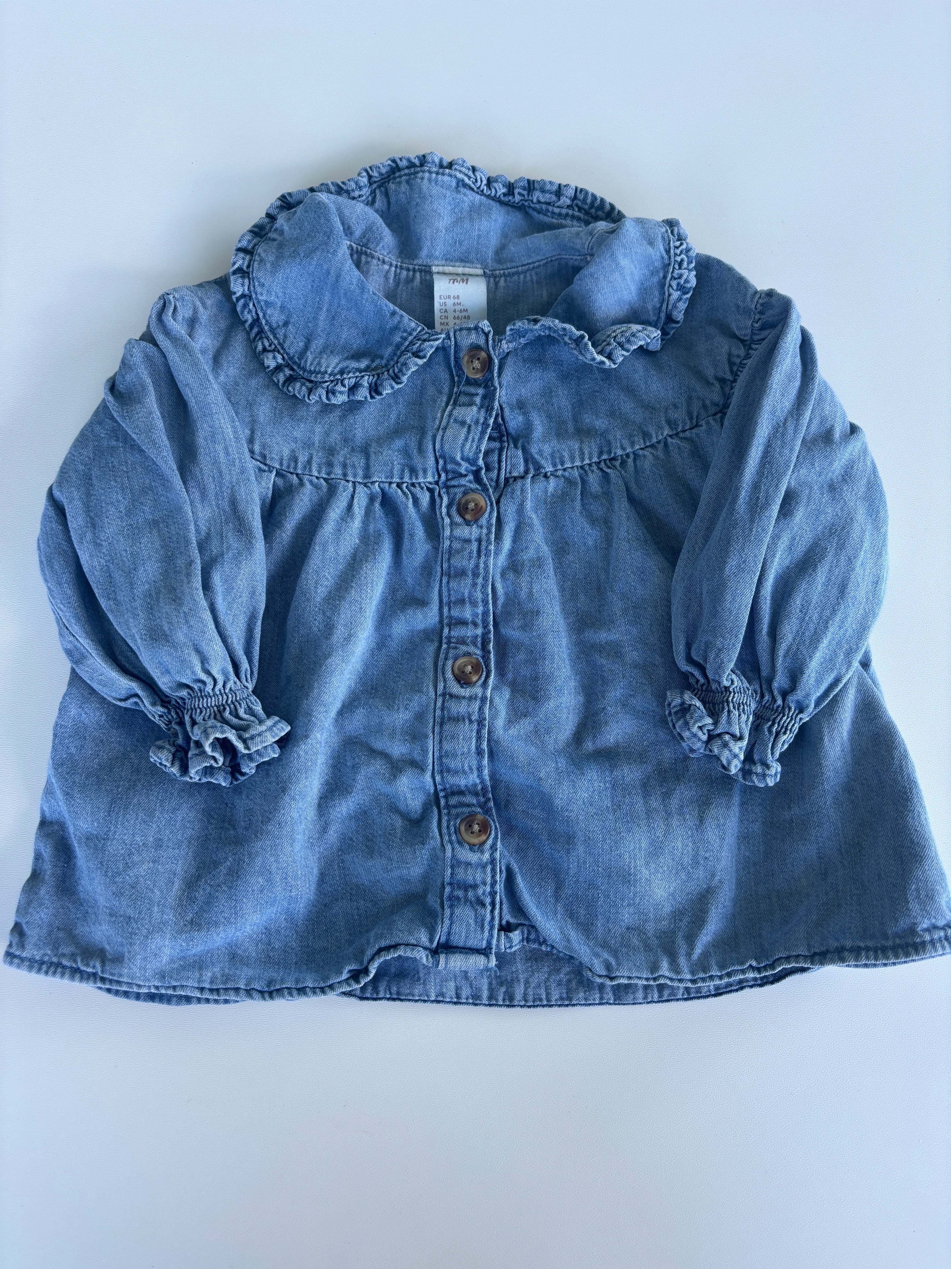 Chemise de Jeans H&M 4-6 mois